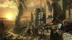 Fallout post-apocalyptic futuristic abandoned