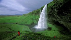 Falls iceland Seljalandsfoss Falls