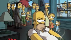 Family The Simpsons parody The Sopranos cartoons Bart TV series 