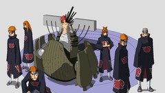 Fan art akatsuki naruto shippuden Pein Simple Background Nagato 