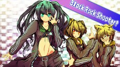 Fan art hatsune miku vocaloid black rock shooter kagamine len 