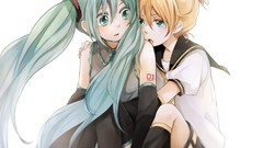 Fan art hatsune miku vocaloid kagamine rin soft shading