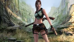 Fan art tomb raider lara croft artwork video games te games art