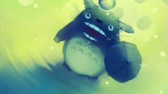 Fan art totoro studio ghibli My Neighbour Totoro upscaled