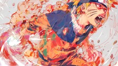 Fan art uzumaki naruto naruto shippuden chakra Rasengan 