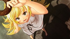 Fangs donuts blondes shadows bakemonogatari monogatari-series 