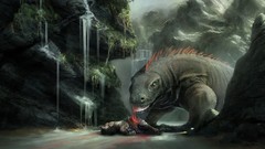 Fans creatures giant lizard lizards fantasy art comodo
