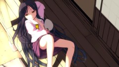 Fans long hair anime girls touhou black hair houraisan kaguya 