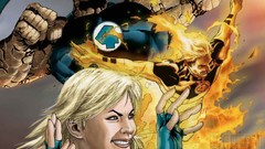 Fantastic Four comics human torch invisible woman marvel comics 