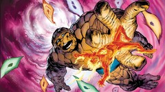 Fantastic Four comics human torch marvel comics Thing (Ben 