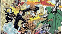 Fantastic Four human torch mr fantastic invisible woman marvel 