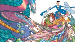 Fantastic Four Iron Man comics marvel comics alien life forms