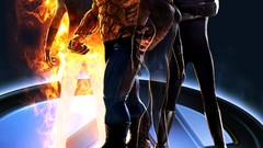 Fantastic Four Jessica Alba Chris Evans artwork