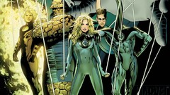 Fantastic Four marvel human torch mr fantastic invisible woman 