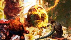 Fantastic Four skulls ultimate marvel comics Thing (Ben Grimm)