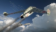 Fantasy Aircraft Japanese contrails