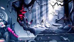 Fantasy Animals light stairs pastel dreamy