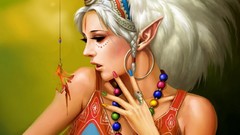 Fantasy Anime colored queen