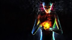 Fantasy art artwork flame