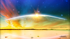 fantasy art artwork Space digital art space art sky Stars