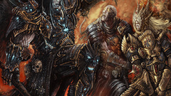 Fantasy art artwork Warriors