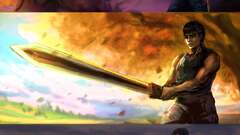 fantasy art berserk Guts artwork