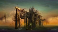 Fantasy art Boats artwork