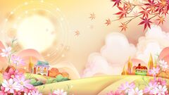 fantasy art colorful Flowers landscape artwork