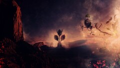 fantasy art digital art Animals lion eagle artwork nature