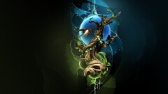 fantasy art digital art artwork abstract Birds Trees Animals