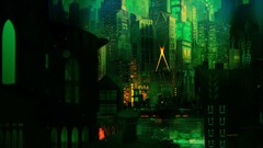 fantasy art digital art artwork Green transistor video game art