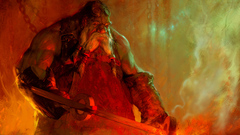 Fantasy art dwarfs artwork