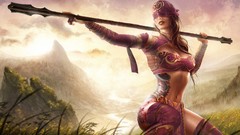 Fantasy art female warriors