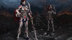 Fantasy art female warriors eldars