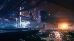 Fantasy art futuristic