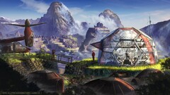 fantasy art futuristic digital art science fiction concept art