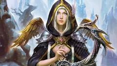 Fantasy art harpsichord