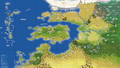 Fantasy art Maps White
