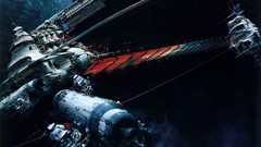 Fantasy art spaceships