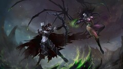 fantasy art video games sylvanas windrunner Queen of Blades