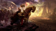 Fantasy art Warriors