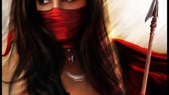 Fantasy art Warriors arrows