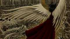 Fantasy Art wings red