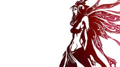 fantasy art Women anime girls Simple Background Anime skinny