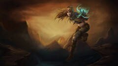 fantasy art Women brunette steampunk genderswap video games