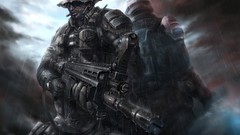 Fantasy artwork SCAR-L