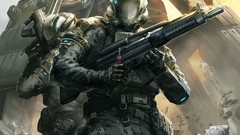 Fantasy assault rifle 3d