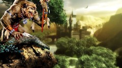 Fantasy blood Castles creatures fantasy art