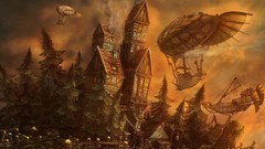 Fantasy cities fantasy art Ognian Bonev