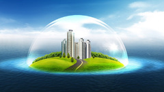 Fantasy City water shield